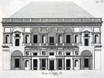 Ontwerp voor het Koninklijk Paleis van Caserta, 1756